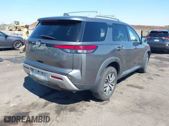2023 Nissan Pathfinder SL with VIN 5N1DR3CCXPC219163, listed as a IAAI auction lot 43249827 with 41,400 mi miles and . Bid and sale history available at DreamBid. Image 4.