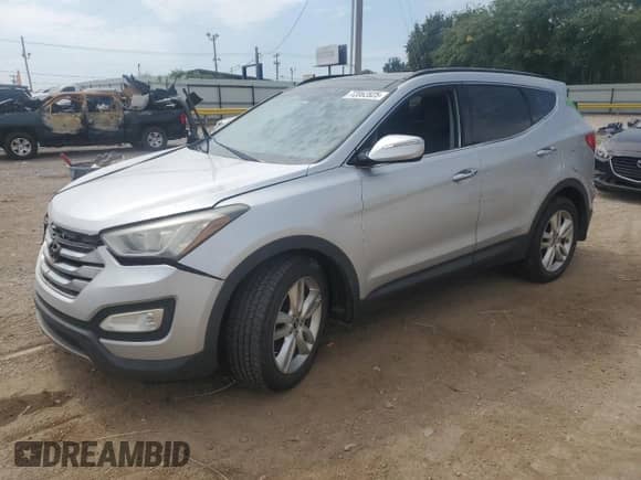 2014 Hyundai Santa Fe with VIN 5XYZWDLA7EG166440, listed as a Copart auction lot 72062825 with 187,966 mi miles and Salvage title. Bid and sale history available at DreamBid. Image 1.