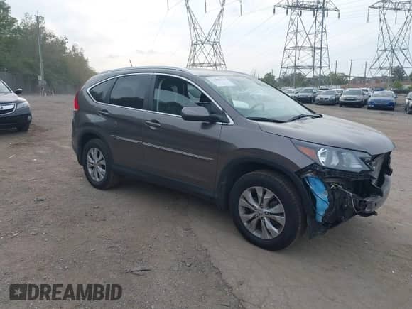 2014 Honda CR-V EX-L с VIN 2HKRM4H75EH634855, выставлен на аукционе IAAI как лот 43290724 с пробегом 54 502 миль миль и . История ставок и продаж доступна на DreamBid. Изображение 1.