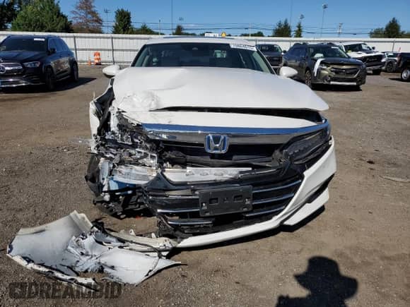 2022 Honda Accord EX-L with VIN 1HGCV3F54NA008480, listed as a Copart auction lot 70864615 with 24,111 mi miles and Salvage title. Bid and sale history available at DreamBid. Image 5.