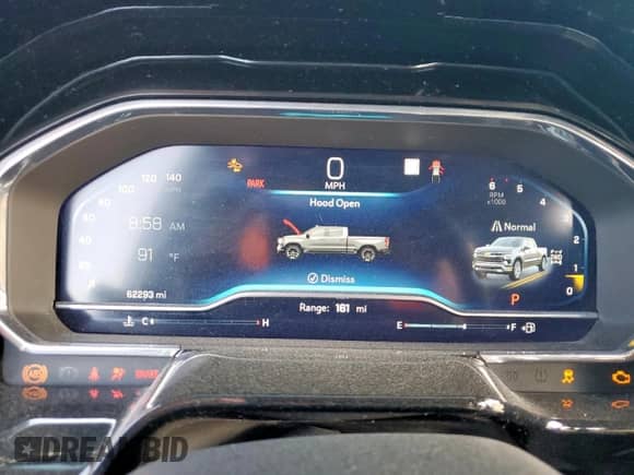 2022 Chevrolet Silverado 1500 RST с VIN 3GCUDEED6NG517675, выставлен на аукционе Copart как лот 81229425 с пробегом 62 293 миль миль и Списание • Salvage title. История ставок и продаж доступна на DreamBid. Изображение 9.
