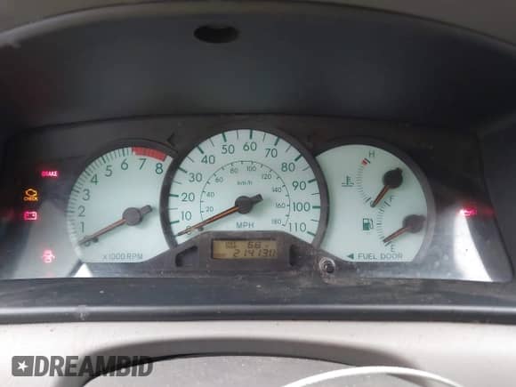 2003 Toyota Corolla CE с VIN JTDBR32E332014850, выставлен на аукционе IAAI как лот 43311516 с пробегом 214 130 миль миль и . История ставок и продаж доступна на DreamBid. Изображение 7.