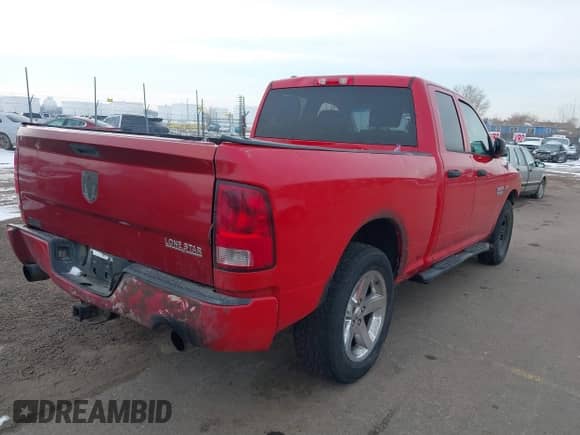 2013 Ram 1500 Tradesman with VIN 1C6RR7FT7DS677376, listed as a IAAI auction lot 41607265 with 265,519 mi miles and . Bid and sale history available at DreamBid. Image 4.