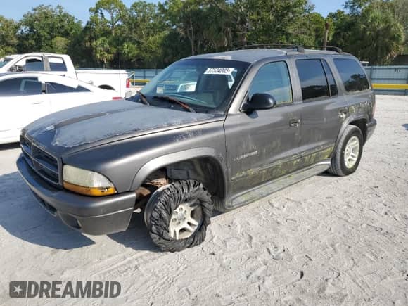 2001 Dodge Durango с VIN 1B4HR28N31F611110, выставлен на аукционе Copart как лот 57524805 с пробегом 185 731 миль миль и Чистый • Clean title. История ставок и продаж доступна на DreamBid. Изображение 1.