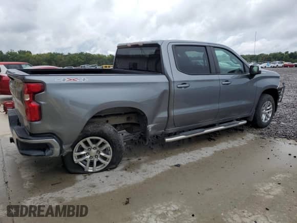 2021 Chevrolet Silverado 1500 LT with VIN 1GCUYDED3MZ156273, listed as a Copart auction lot 81756685 with 112,236 mi miles and Salvage title. Bid and sale history available at DreamBid. Image 3.