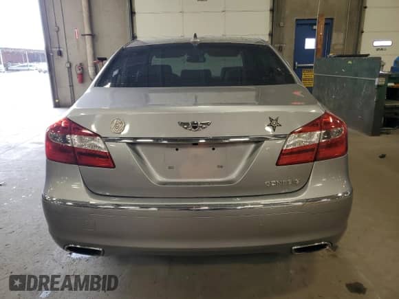 2012 Hyundai Genesis 3.8L with VIN KMHGC4DD8CU170173, listed as a Copart auction lot 87097585 with 218,553 mi miles and Salvage title. Bid and sale history available at DreamBid. Image 6.