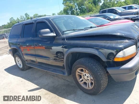 2003 Dodge Durango Sport with VIN 1D4HS38N83F590127, listed as a IAAI auction lot 42803945 with 182,785 mi miles and . Bid and sale history available at DreamBid. Image 13.