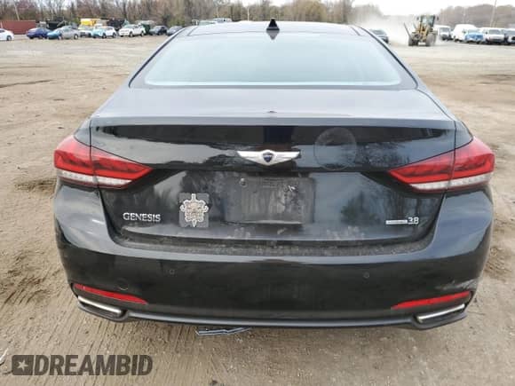 2016 Hyundai Genesis 3.8L with VIN KMHGN4JE8GU111329, listed as a Copart auction lot 80259914 with 325,698 mi miles and Salvage title. Bid and sale history available at DreamBid. Image 6.