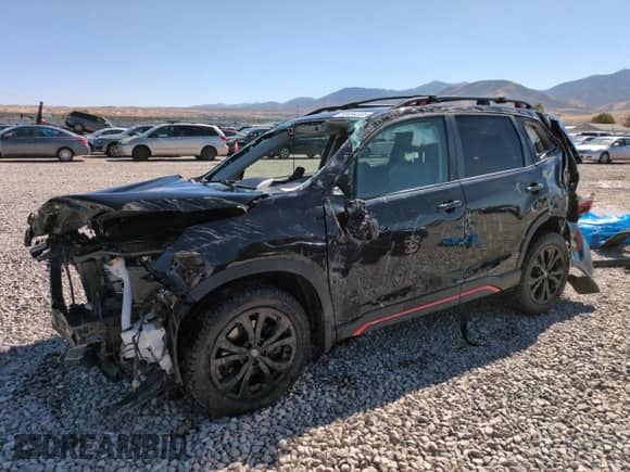 2019 Subaru Forester Special Sports z VIN JF2SKAPC4KH581551, wystawiony jako Copart lot #69484335 z przebiegiem 53 074 mil mil oraz Szkoda całkowita • Salvage title. Historia ofert i sprzedaży dostępna na DreamBid. Obrazek 1.