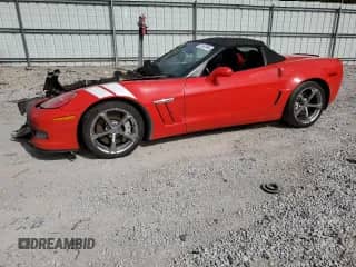 2010 Chevrolet Corvette Z16 Grand Sport 3LT with VIN 1G1YW3DW2A5107890, listed as a Copart auction lot 70162964 with Not provided miles and Salvage title. Bid and sale history available at DreamBid. Image 1.