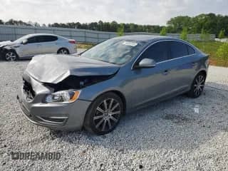 2016 Volvo S60 T5 Drive-E Premier with VIN LYV402FK7GB113561, listed as a Copart auction lot 54693705 with 125,825 mi miles and Salvage title. Bid and sale history available at DreamBid. Image 1.