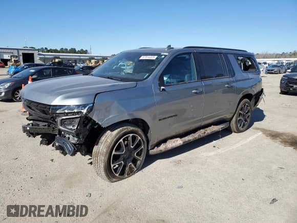 2023 Chevrolet Suburban RST с VIN 1GNSKEKD0PR540817, выставлен на аукционе Copart как лот 87914325 с пробегом 26 630 миль миль и Списание • Salvage title. История ставок и продаж доступна на DreamBid. Изображение 1.