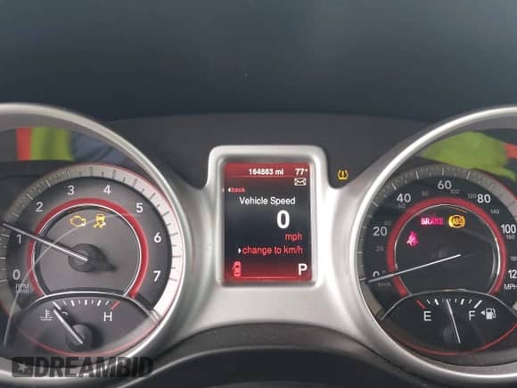 2014 Dodge Journey SE z VIN 3C4PDCAB0ET284048, wystawiony jako IAAI lot #43436446 z przebiegiem 164 883 mil mil oraz . Historia ofert i sprzedaży dostępna na DreamBid. Obrazek 7.