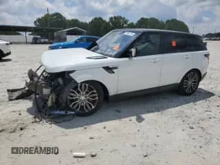 2016 Land Rover Range Rover Sport Dynamic with VIN SALWR2EFXGA108597, listed as a Copart auction lot 66866795 with 124,779 mi miles and Salvage title. Bid and sale history available at DreamBid. Image 1.