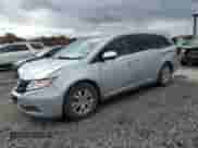 2014 Honda Odyssey EX with VIN 5FNRL5H41EB135161, listed as a Copart auction lot 82611715 with 120,764 mi miles and Salvage title. Bid and sale history available at DreamBid. Image 1.