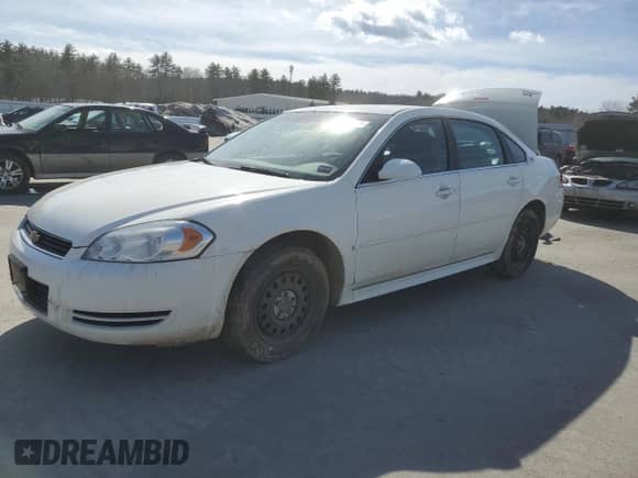 2009 Chevrolet Impala Police Police with VIN 2G1WS57M691286103, listed as a Copart auction lot 48233805 with 175,341 mi miles and Salvage title. Bid and sale history available at DreamBid. Image 1.