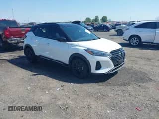2024 Nissan Kicks SR with VIN 3N1CP5DV1RL541377, listed as a IAAI auction lot 41984101 with 14,035 mi miles and . Bid and sale history available at DreamBid. Image 1.