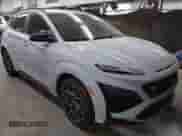 2023 Hyundai Kona with VIN KM8KH3AC9PU009337, listed as a IAAI auction lot 42827068 with 40,513 mi miles and . Bid and sale history available at DreamBid. Image 1.