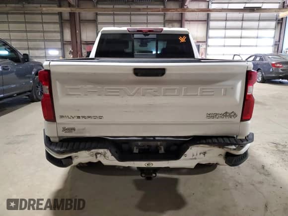 2023 Chevrolet Silverado 1500 High Country with VIN 1GCUDJEL9PZ164268, listed as a Copart auction lot 76899714 with 22,359 mi miles and Salvage title. Bid and sale history available at DreamBid. Image 6.