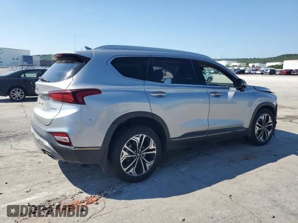 2020 Hyundai Santa Fe Limited with VIN 5NMS5CAA8LH224785, listed as a Copart auction lot 71546875 with 33,878 mi miles and Salvage title. Bid and sale history available at DreamBid. Image 3.