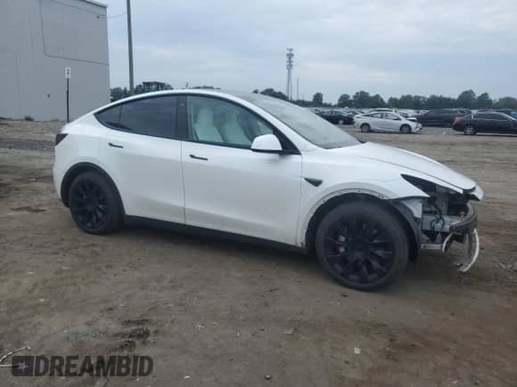 2023 Tesla Model Y Long Range с VIN 7SAYGAEE4PF693730, выставлен на аукционе Copart как лот 81366555 с пробегом 37 187 миль миль и Списание • Salvage title. История ставок и продаж доступна на DreamBid. Изображение 4.