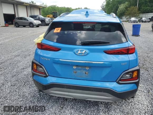 2020 Hyundai Kona Limited z VIN KM8K33A55LU397046, wystawiony jako Copart lot #54257965 z przebiegiem 121 694 mil mil oraz Szkoda całkowita • Salvage title. Historia ofert i sprzedaży dostępna na DreamBid. Obrazek 6.