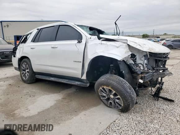 2022 Chevrolet Tahoe LT с VIN 1GNSCNKD8NR351987, выставлен на аукционе Copart как лот 51801305 с пробегом Не указан миль и На запчасти • Non repairable. История ставок и продаж доступна на DreamBid. Изображение 4.