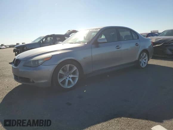 2005 BMW 5 Series 545i с VIN WBANB33565B115378, выставлен на аукционе Copart как лот 55857645 с пробегом 197 732 миль миль и Чистый • Clean title. История ставок и продаж доступна на DreamBid. Изображение 1.