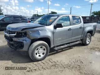 2022 Chevrolet Colorado 2WD Work Truck z VIN 1GCGSBEN0N1243415, wystawiony jako Copart lot #85782855 z przebiegiem 63 870 mil mil oraz Nie do naprawy • Non repairable. Historia ofert i sprzedaży dostępna na DreamBid. Obrazek 1.