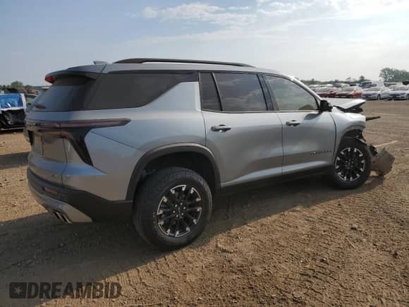 2024 Chevrolet Traverse AWD Z71 с VIN 1GNEVJKS5RJ226884, выставлен на аукционе Copart как лот 68789455 с пробегом 15 761 миль миль и Списание • Salvage title. История ставок и продаж доступна на DreamBid. Изображение 3.