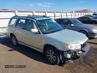 2006 Subaru Forester X with VIN JF1SG656X6H750610, listed as a IAAI auction lot 43418450 with 213,769 mi miles and . Bid and sale history available at DreamBid. Image 1.