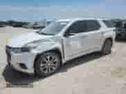 2018 Chevrolet Traverse Premier with VIN 1GNEVJKW4JJ270057, listed as a Copart auction lot 64105845 with 146,063 mi miles and Salvage title. Bid and sale history available at DreamBid. Image 1.