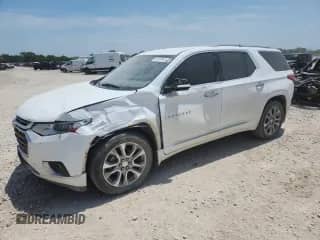 2018 Chevrolet Traverse Premier с VIN 1GNEVJKW4JJ270057, выставлен на аукционе Copart как лот 64105845 с пробегом 146 063 миль миль и Списание • Salvage title. История ставок и продаж доступна на DreamBid. Изображение 1.
