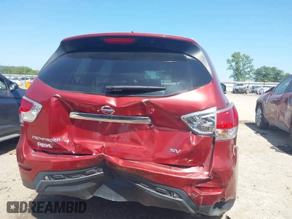 2013 Nissan Pathfinder SV with VIN 5N1AR2MNXDC602402, listed as a IAAI auction lot 42795321 with 158,162 mi miles and . Bid and sale history available at DreamBid. Image 16.
