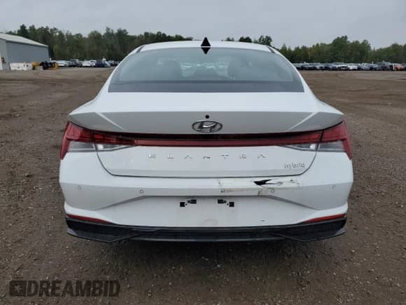 2023 Hyundai Elantra Limited with VIN KMHLN4AJ3PU044201, listed as a Copart auction lot 80904335 with 61,296 mi miles and Salvage title. Bid and sale history available at DreamBid. Image 6.