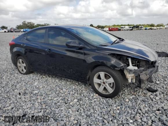 2013 Hyundai Elantra GLS with VIN KMHDH4AE0DU576404, listed as a Copart auction lot 85118945 with 172,074 mi miles and Salvage title. Bid and sale history available at DreamBid. Image 4.