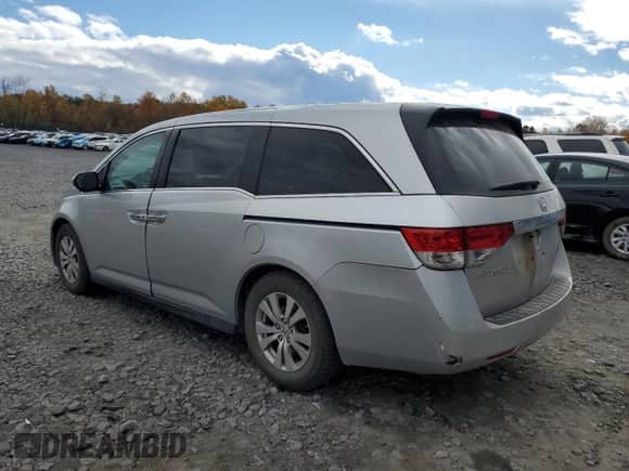 2014 Honda Odyssey EX with VIN 5FNRL5H41EB135161, listed as a Copart auction lot 82611715 with 120,764 mi miles and Salvage title. Bid and sale history available at DreamBid. Image 2.