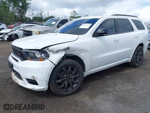 2020 Dodge Durango GT Plus z VIN 1C4RDJDG4LC287547, wystawiony jako IAAI lot #42617574 z przebiegiem 61 223 mil mil oraz . Historia ofert i sprzedaży dostępna na DreamBid. Obrazek 2.