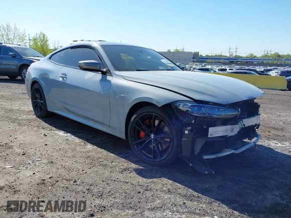 2022 BMW 4 Series M440i xDrive с VIN WBA13AR02NCH93750, выставлен на аукционе IAAI как лот 42118081 с пробегом 47 604 миль миль и . История ставок и продаж доступна на DreamBid. Изображение 1.