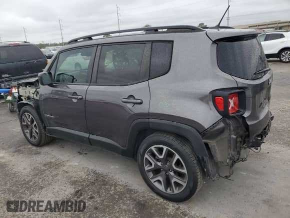 2017 Jeep Renegade Latitude z VIN ZACCJABB8HPF10438, wystawiony jako Copart lot #76149703 z przebiegiem 53 754 mil mil oraz Szkoda całkowita • Salvage title. Historia ofert i sprzedaży dostępna na DreamBid. Obrazek 2.