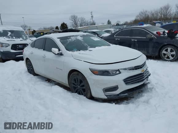 2016 Chevrolet Malibu LT z VIN 1G1ZE5ST0GF322490, wystawiony jako IAAI lot #41209750 z przebiegiem 92 219 mil mil oraz . Historia ofert i sprzedaży dostępna na DreamBid. Obrazek 1.