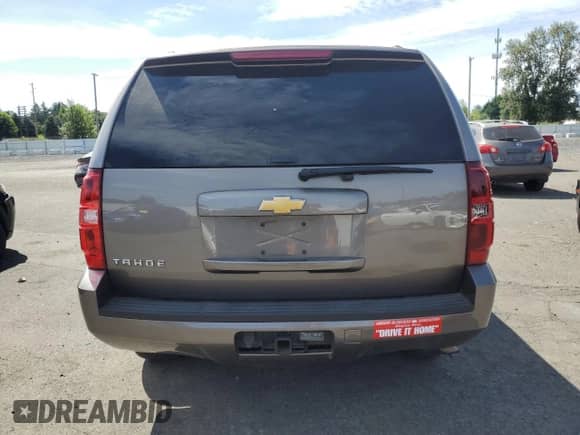 2013 Chevrolet Tahoe LS with VIN 1GNSKAE08DR335596, listed as a Copart auction lot 65375975 with Not provided miles and Salvage title. Bid and sale history available at DreamBid. Image 6.
