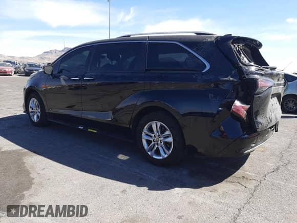 2023 Toyota Sienna Limited с VIN 5TDZRKEC3PS168542, выставлен на аукционе Copart как лот 54612155 с пробегом 85 381 миль миль и Списание • Salvage title. История ставок и продаж доступна на DreamBid. Изображение 2.