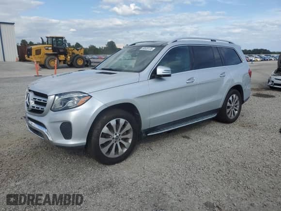 2019 Mercedes-Benz GLS 450 z VIN 4JGDF6EE1KB237588, wystawiony jako Copart lot #80535135 z przebiegiem 90 255 mil mil oraz Szkoda całkowita • Salvage title. Historia ofert i sprzedaży dostępna na DreamBid. Obrazek 1.