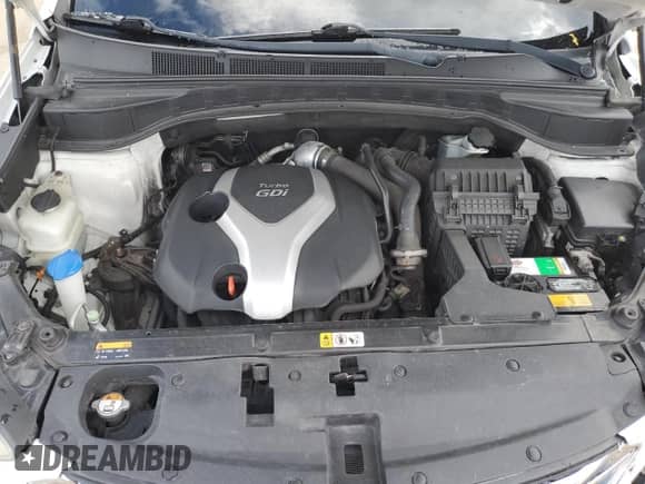 2014 Hyundai Santa Fe with VIN 5XYZU3LA9EG219817, listed as a Copart auction lot 83763975 with 116,133 mi miles and Salvage title. Bid and sale history available at DreamBid. Image 12.