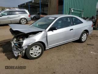 2003 Honda Civic with VIN 1HGEM21253L071088, listed as a Copart auction lot 52719395 with Not provided miles and Salvage title. Bid and sale history available at DreamBid. Image 1.