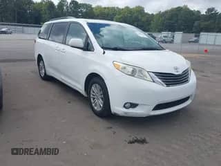 2012 Toyota Sienna XLE AAS with VIN 5TDYK3DC1CS216301, listed as a IAAI auction lot 43403941 with 167,027 mi miles and . Bid and sale history available at DreamBid. Image 1.