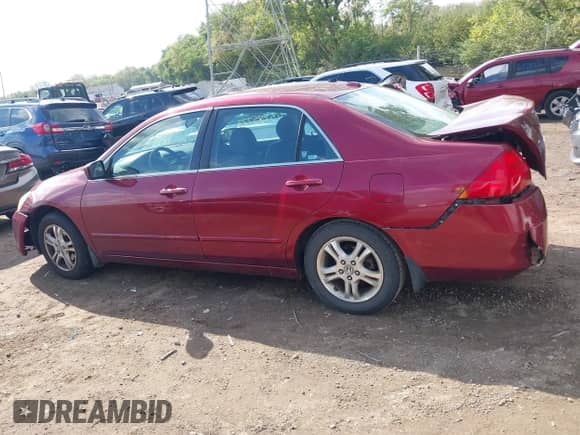 2006 Honda Accord EX-L with VIN 1HGCM56846A041599, listed as a IAAI auction lot 43285773 with 238,666 mi miles and . Bid and sale history available at DreamBid. Image 14.