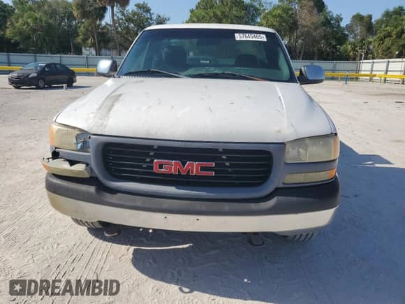 2001 GMC Sierra 1500 SL with VIN 1GTEC14W21Z282298, listed as a Copart auction lot 57645465 with Not provided miles and Clean title. Bid and sale history available at DreamBid. Image 5.
