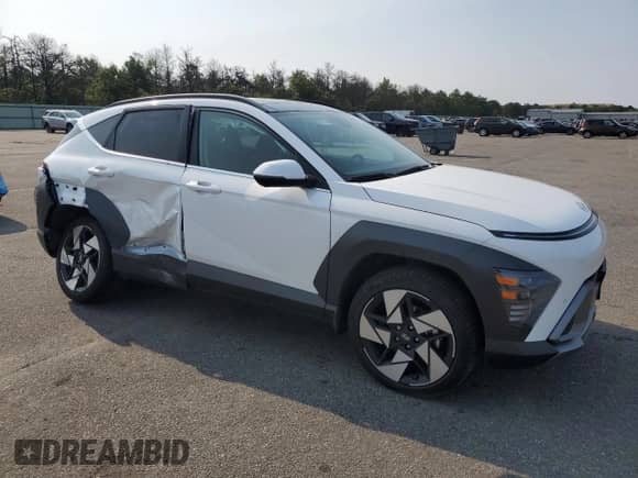 2025 Hyundai Kona Limited с VIN KM8HECA34SU186924, выставлен на аукционе Copart как лот 67266415 с пробегом 7 989 миль миль и Списание • Salvage title. История ставок и продаж доступна на DreamBid. Изображение 4.